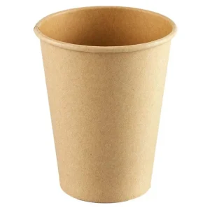 Vasos Biodegradables de Cartón Kraft 12Oz/360ml Ø9cm