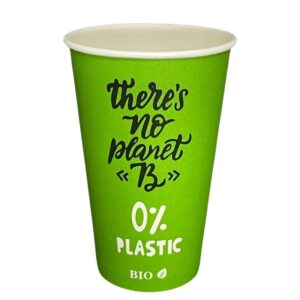 Vasos Biodegradables de Cartón "Relax" 12Oz/330ml Ø8cm